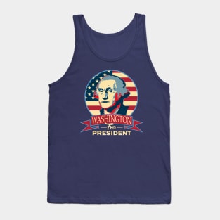 George Washington For President Tank Top